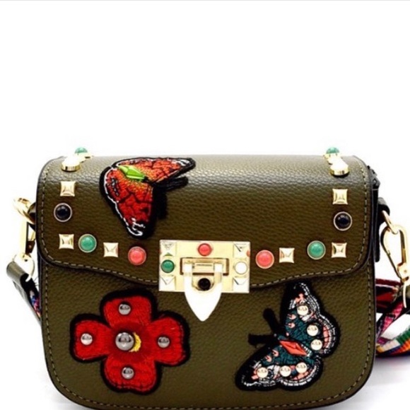 Handbags - Patched Cross Body Bag